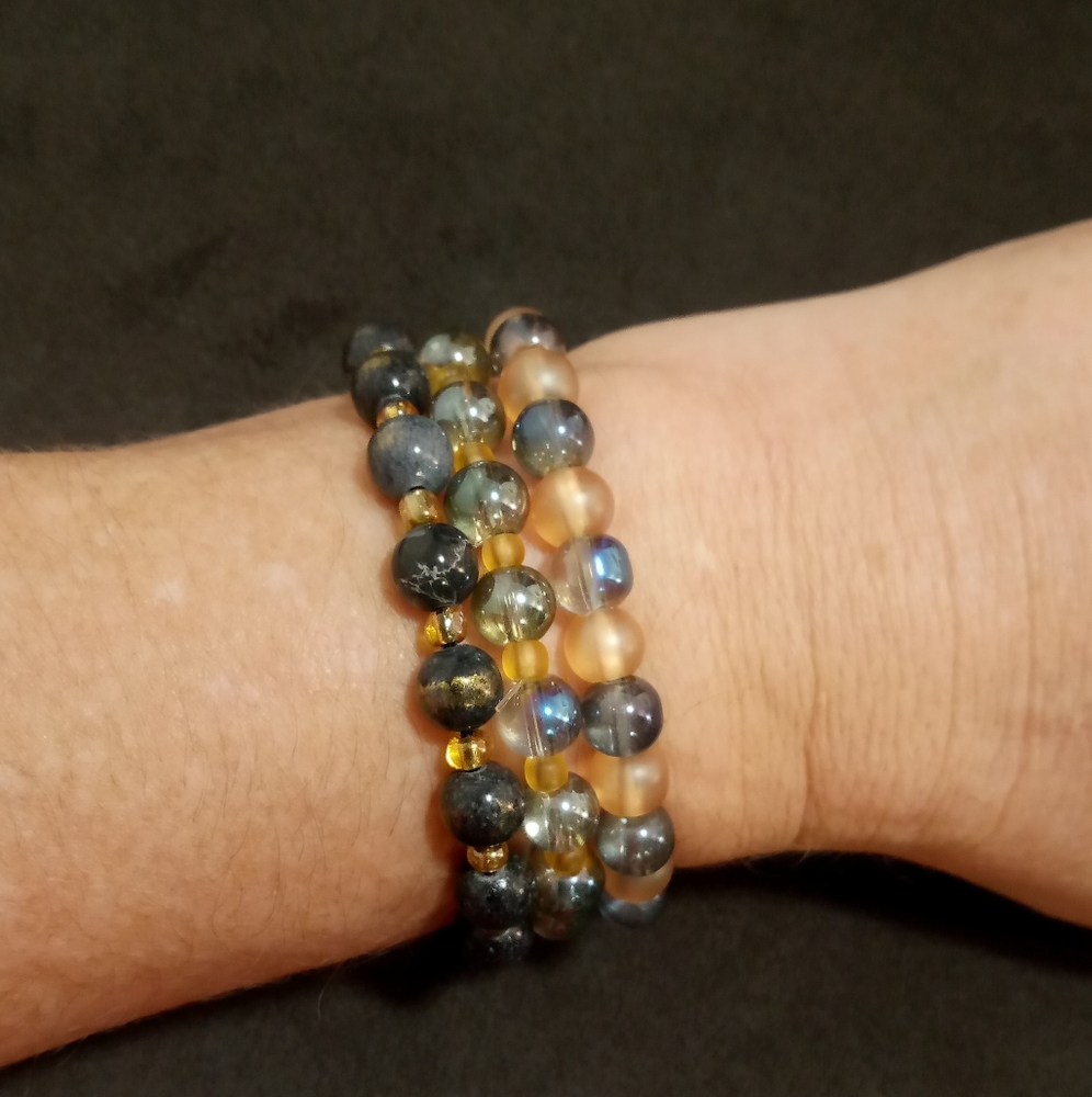 Beaded Bracelet Set of 3